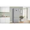 Brīvi stāvošs ledusskapis-saldētājs Bosch Serie 4 KGN497LDF — 440 L kopējā tilpumā, 311 L ledusskapis + 129 L saldētava, NoFrost, LED displejs, Nerūsējošais tērauds