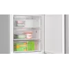 Brīvi stāvošs ledusskapis-saldētājs Bosch Serie 4 KGN497LDF — 440 L kopējā tilpumā, 311 L ledusskapis + 129 L saldētava, NoFrost, LED displejs, Nerūsējošais tērauds