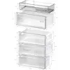 Brīvi stāvošs ledusskapis-saldētājs Bosch Serie 4 KGN497LDF — 440 L kopējā tilpumā, 311 L ledusskapis + 129 L saldētava, NoFrost, LED displejs, Nerūsējošais tērauds