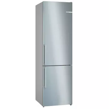 Bosch Serie 4 KGN39VIBT ledusskapis ar saldētavu, brīvi stāvošs, 363 L, enerģijas klase B, nerūsējošā tērauda
