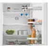Iebūvējamais ledusskapis-sal dētava Bosch Serie 4 KIV86VFE1 — 267 L kopējā (183 L ledusskapis / 84 L saldētava), apakšā novietota saldētava, balts