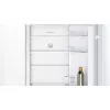 Iebūvējamais ledusskapis-salvētava Bosch Serie 2 KIV86NSE0 — 267 L, apakšējā saldētava, balta, 177,2×54,1×54,8 cm, energoefektivitātes klase E