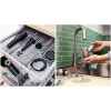 Bosch Serie 4 MFWS440B gaļas maļamā mašīna 1900 W, melna, sudrabota