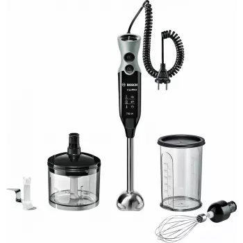 Bosch MSM67170 blenderis Iegremdējamais blenderis 750 W Melns, Sudraba