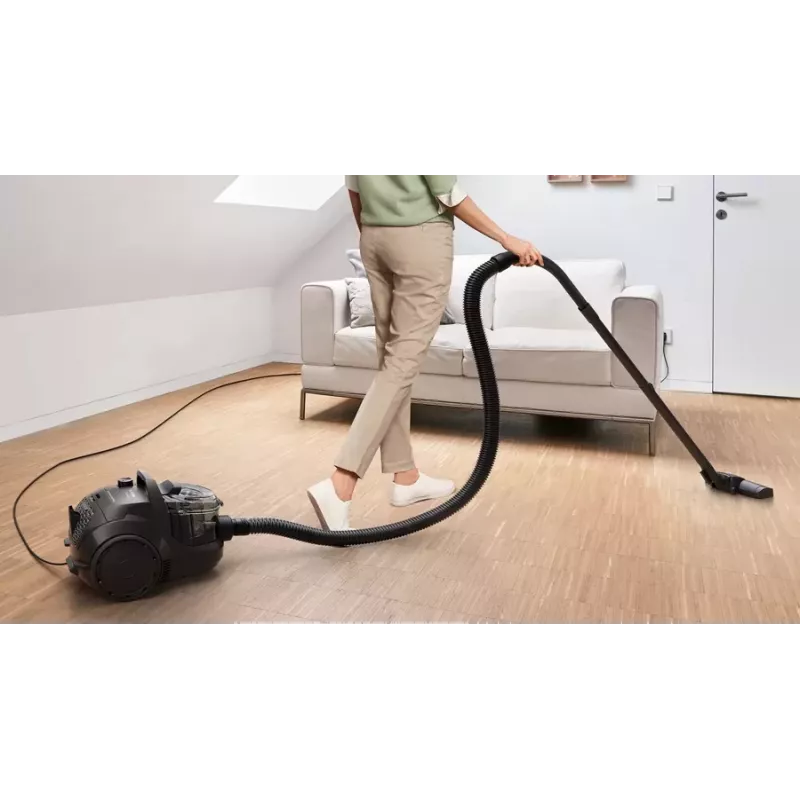 Bosch Serie 4 BGC21X300 putekļsūcējs 2 L Cilindriskais putekļsūcējs Sausā 550 W Putekļu maiss