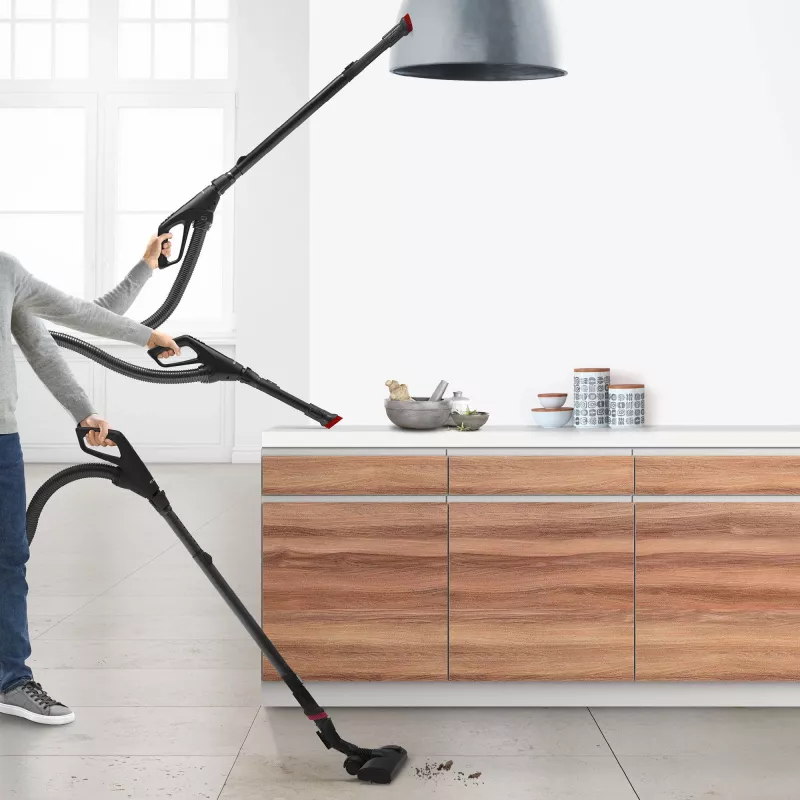 Bosch Serie 6 BGB6X330 putekļu sūcējs — 600 W, HEPA 13, 4 L putekļu maiss, cietajiem grīdas segumiem un paklājiem, 6 kg, pelēks/melns