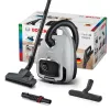 Bosch Serie 6 BGB6X330 putekļu sūcējs — 600 W, HEPA 13, 4 L putekļu maiss, cietajiem grīdas segumiem un paklājiem, 6 kg, pelēks/melns
