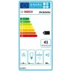 Daļēji iebūvēts tvaika nosūcējs Bosch DFL063W56 — izvelkams, 598×290×203 mm, 328 m³/h, alumīnija filtrs, recirkulācijas
