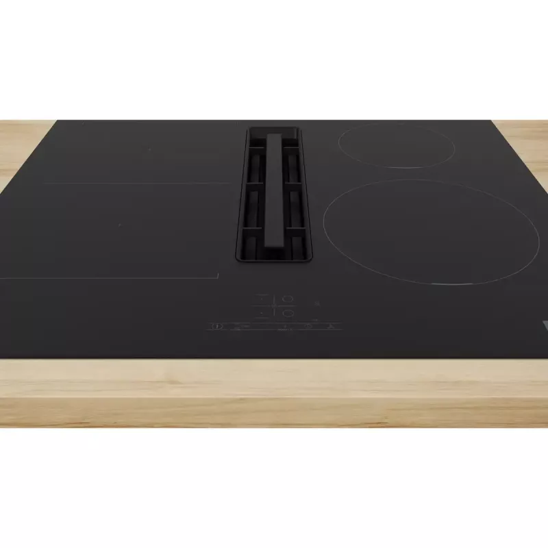 Bosch Serie 4 PVS611B16E plīts melna iebūvējama 59,2 cm zonas indukcijas plīts 4 zonu(-as) iebūvēts tvaika nosūcējs