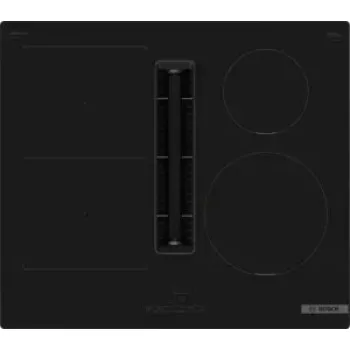 Bosch Serie 4 PVS611B16E plīts melna iebūvējama 59,2 cm zonas indukcijas plīts 4 zonu(-as) iebūvēts tvaika nosūcējs
