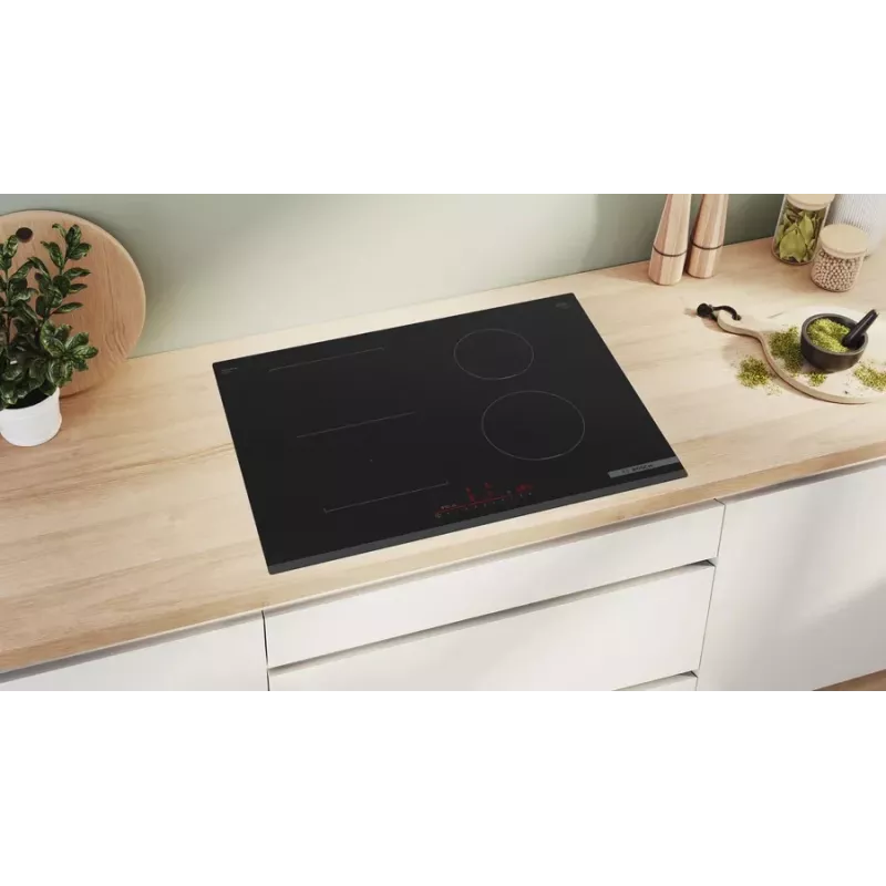 Bosch Serie 6 PVS731HB1E plīts virsma Melna Iebūvējams 70 cm Zonas indukcijas plīts virsma 4 zona(s)