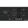 Bosch Serie 6 PPM9A6I40 plīts virsma Melna Iebūvējama 90 cm Gāzes 5 zonu(-as)