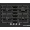 Bosch Serie 4 PNP6B6K40 plīts virsma Melna Iebūvējama 60 cm Gāzes 4 zonas