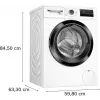 Veļas mazgājamā mašīna Bosch WAN2827FPL priekšpuses ielāde 7 kg 1200 apgr./min A+++ balts LED displejs 598×845×590 mm