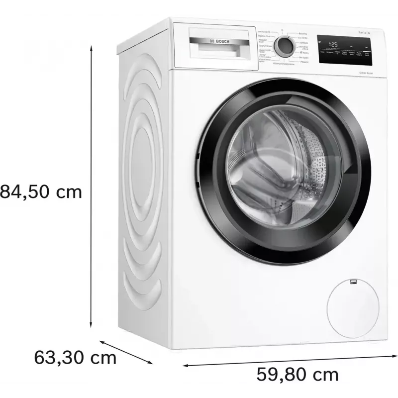 Veļas mazgājamā mašīna Bosch WAN2827FPL priekšpuses ielāde 7 kg 1200 apgr./min A+++ balts LED displejs 598×845×590 mm