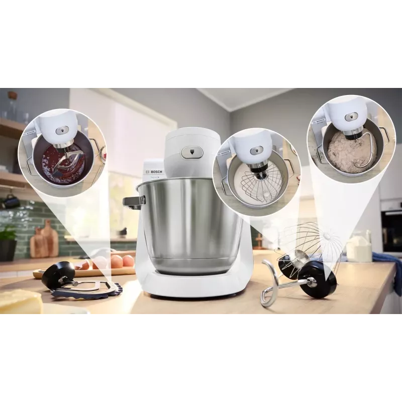Bosch Serie 6 MUMS6EW22 virtuves kombains 1600 W 5,5 L balts