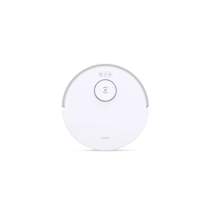Robotizētais putekļsūcējs Ecovacs Deebot N20 Plus — bezmaisa 0,4 l putekļu, 0,22 l ūdens, 5200 mAh, 300 min, 96 mm augstums, balta