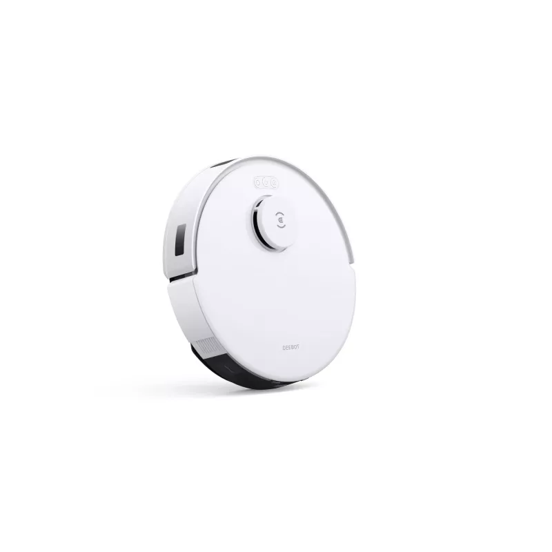 Robotizētais putekļsūcējs Ecovacs Deebot N20 Plus — bezmaisa 0,4 l putekļu, 0,22 l ūdens, 5200 mAh, 300 min, 96 mm augstums, balta