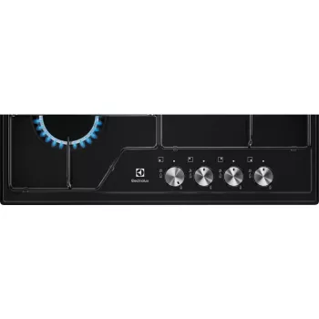 Electrolux EGS6424K, Melna, Iebūvējams, 60 cm, Gāzes, 4 zonas
