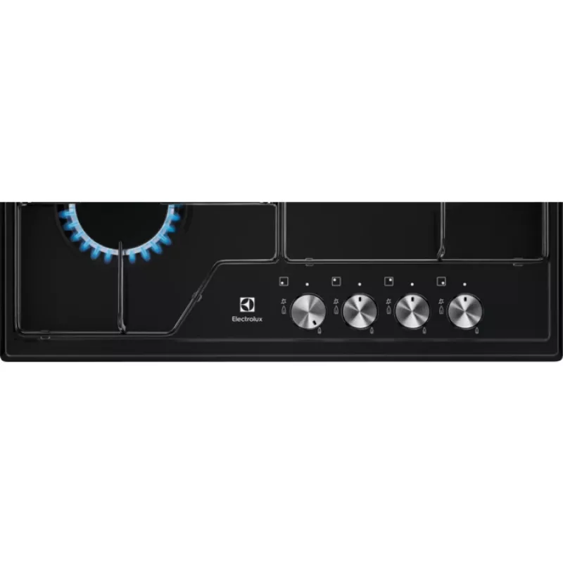 Electrolux EGS6424K, Melna, Iebūvējams, 60 cm, Gāzes, 4 zonas