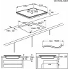Electrolux Serie 700 EIS62453 Melns Built-in 60 cm Zone induction hob 4 zone(s)