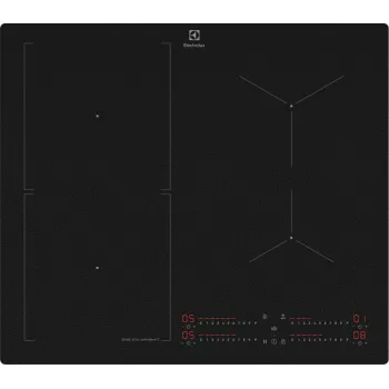 Electrolux Serie 700 EIS62453IZ Melns Built-in 60 cm Zone induction hob 4 zone(s)