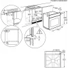 Electrolux EOF4P56X 72 L Melns, nerūsējošais tērauds