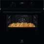 Iebūvējamā elektriskā cepeškrāsns Electrolux Serie 600 EOD5H70BZ, 65 L, 2750 W, melna, rotējoša vadība, LED displejs