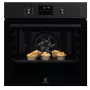 Iebūvējamā elektriskā cepeškrāsns Electrolux EOD4P57H — 72 L, pirolītiskā pašattīrīšanās, tvaika un konvekcijas režīms, grils 2300 W, melna