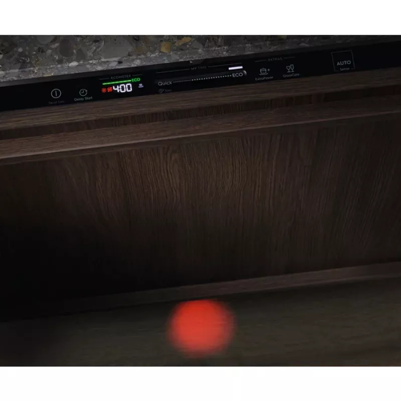 Pilnībā iebūvējamā trauku mazgājamā mašīna Electrolux QuickSelect 13 EEQ47210L — 13 galda piederumu komplekti, 60 cm, AirDry, 8 programmas