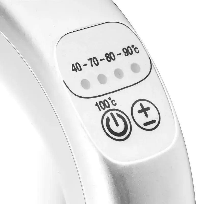 Elektriskā tējkanna Eldom C510B 1,7 L 2200 W Balta — stikla un plastmasas korpuss, poga vākam, bezvada 360° pamatne