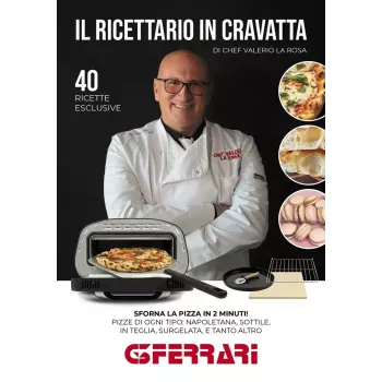Galda elektriskā picas krāsns G3FERRARI G1018600 PRONTO PIZZA — 1700 W, akmens cepšanas virsma, maks. 420°C, piemērota 32 cm diametra picām
