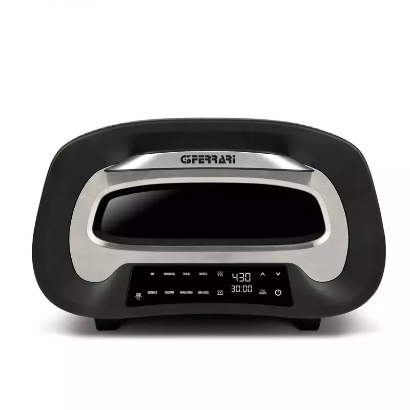 Galda elektriskā picas krāsns G3FERRARI G1018600 PRONTO PIZZA — 1700 W, akmens cepšanas virsma, maks. 420°C, piemērota 32 cm diametra picām