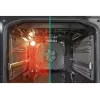 Brīvi stāvoša plīts Gorenje GECS5C70WA Elektriskā spirāļu plīts virsma, 4 zonas, balta, cepeškrāsns 70 L, grozāmās vadības ierīces, LED displejs