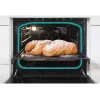 Brīvi stāvoša plīts Gorenje GECS5C70WA Elektriskā spirāļu plīts virsma, 4 zonas, balta, cepeškrāsns 70 L, grozāmās vadības ierīces, LED displejs