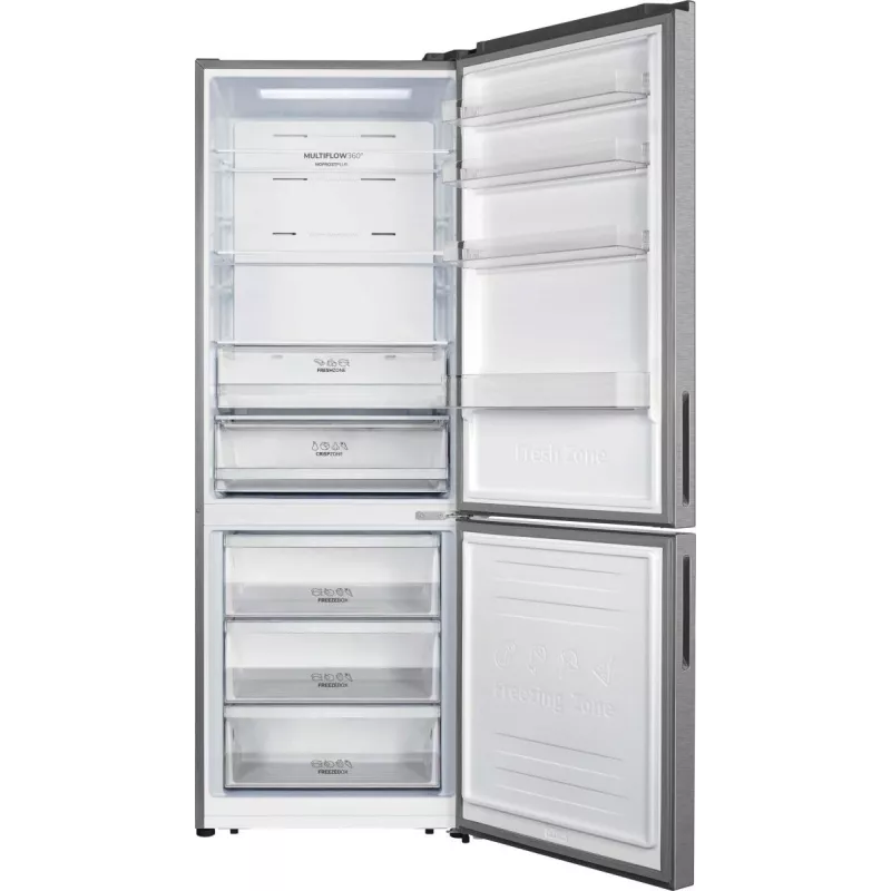 Gorenje NRK720EAXL4 ledusskapis-saldētava, brīvi stāvošs, 495 l, pelēks