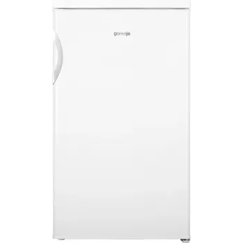 Brīvi stāvošs ledusskapis Gorenje R492PW — 133 L, balts, atveramas durvis, LED apgaismojums, rotējoša vadība