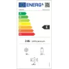 Brīvi stāvošs ledusskapis-saldētājs Gorenje NRK6202EXL4, kopējais tilpums 331 L (Ledusskapis 235 L / Saldētājs 96 L), nerūsējošais tērauds, LED displejs