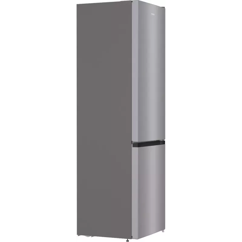 Brīvi stāvošs ledusskapis-saldētājs Gorenje NRK6202EXL4, kopējais tilpums 331 L (Ledusskapis 235 L / Saldētājs 96 L), nerūsējošais tērauds, LED displejs