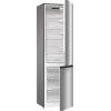 Brīvi stāvošs ledusskapis-saldētājs Gorenje NRK6202EXL4, kopējais tilpums 331 L (Ledusskapis 235 L / Saldētājs 96 L), nerūsējošais tērauds, LED displejs