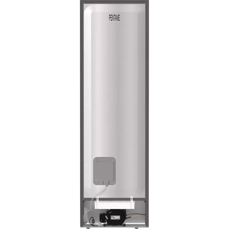 Brīvi stāvošs ledusskapis-saldētājs Gorenje NRK6202EXL4, kopējais tilpums 331 L (Ledusskapis 235 L / Saldētājs 96 L), nerūsējošais tērauds, LED displejs