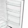 Brīvi stāvošs ledusskapis-saldētājs Gorenje NRK6202EXL4, kopējais tilpums 331 L (Ledusskapis 235 L / Saldētājs 96 L), nerūsējošais tērauds, LED displejs