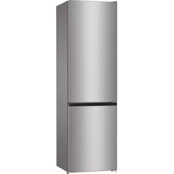 Brīvi stāvošs ledusskapis-saldētājs Gorenje NRK6202EXL4, kopējais tilpums 331 L (Ledusskapis 235 L / Saldētājs 96 L), nerūsējošais tērauds, LED displejs