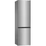 Brīvi stāvošs ledusskapis-saldētājs Gorenje NRK6202EXL4, kopējais tilpums 331 L (Ledusskapis 235 L / Saldētājs 96 L), nerūsējošais tērauds, LED displejs