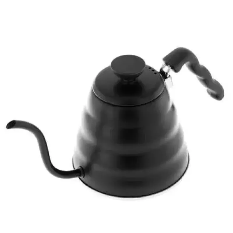 Elektriskā tējkanna HARIO 1,2 L (praktiskais tilpums 800 ml), nerūsējošais tērauds, saderīga ar indukciju, melna