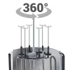 HEINRICH'S HDG 8687 kontaktgrils — 1400 W, apaļš, melns, 250×360 mm