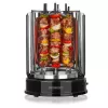 HEINRICH'S HDG 8687 kontaktgrils — 1400 W, apaļš, melns, 250×360 mm