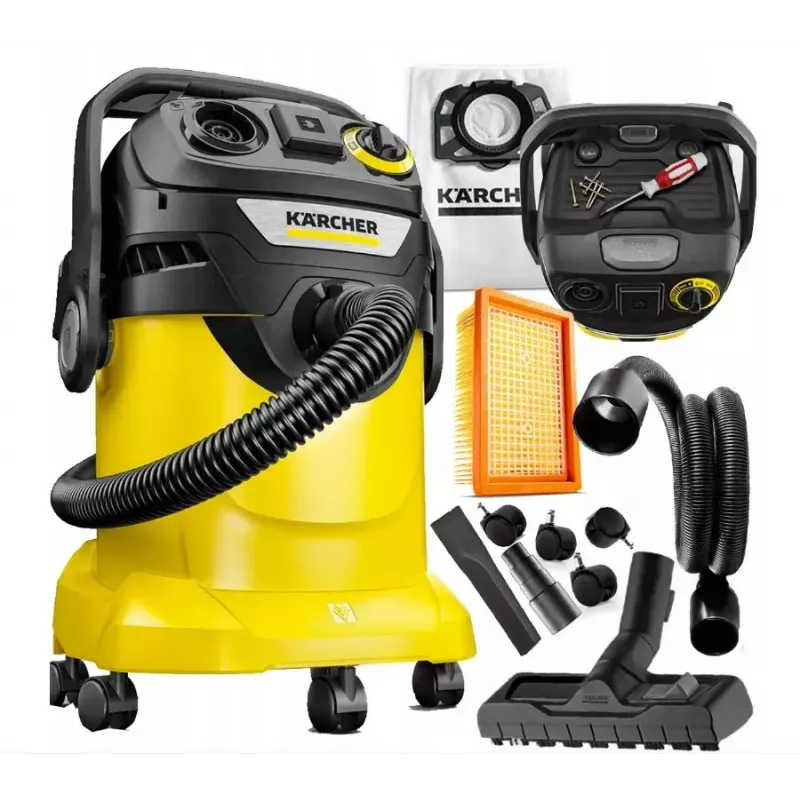 Mitrā un sausā tīrīšanas putekļsūcējs Karcher KWD 6 P V-25/6/22, 25 L, 1300 W, 220–240 V, 8,6 kg