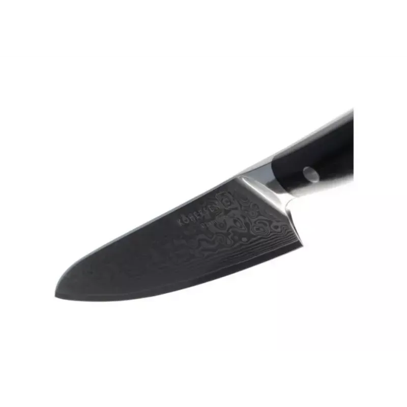 Universālais nazis KOHERSEN Elegance melnkoks, Damaskas asmens 12,7 cm, kopējais garums 243 mm, 127 g