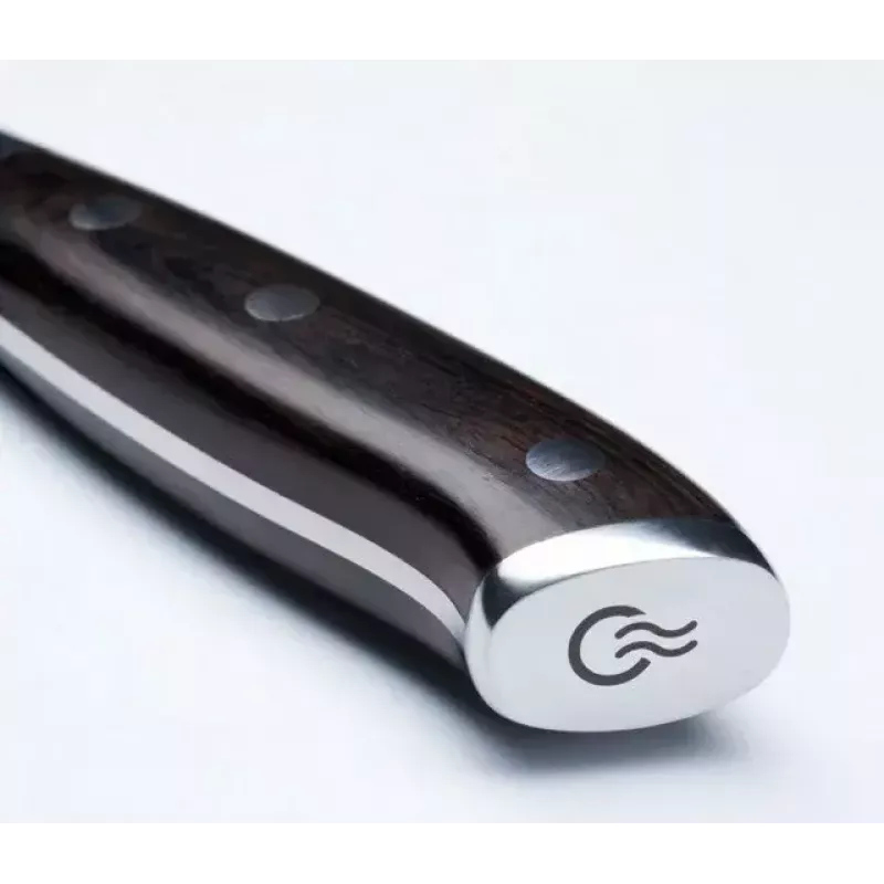 Cleaver KOHERSEN Elegance Ebony Wood Damaska tērauda cirtnis 16,5 cm, 60 HRC, 13 cm rokturis, 335 g